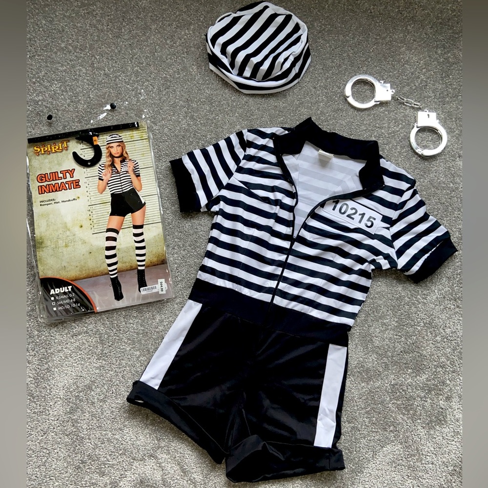 Adult guilt inmate prisoner women costume